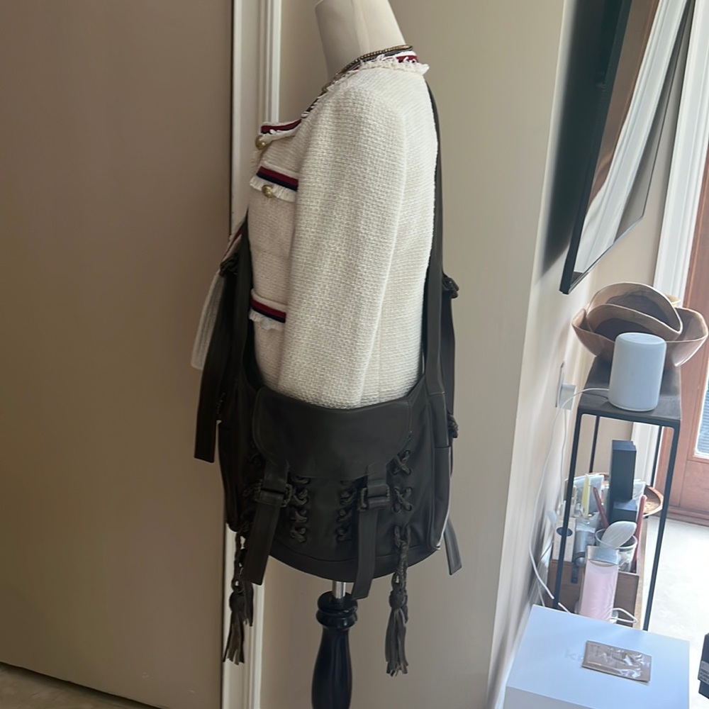AMA Handmade Leather Messenger Bag NWT